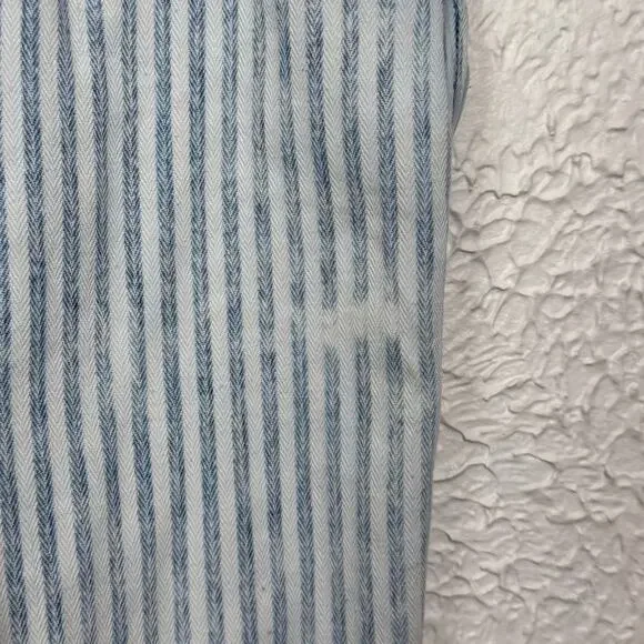 Faherty Women's Topsail Stripe Overall Straight Leg Size Small - Picture 4 of 7